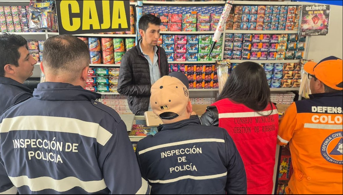 |Tocancipá| refuerza controles para garantizar el uso seguro y legal de la pólvora en |temporada decembrina|
