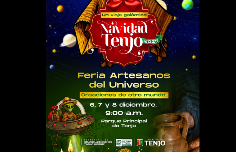 |Tenjo| da inicio a la |Feria Artesanos| del Universo para celebrar la |temporada navideña|