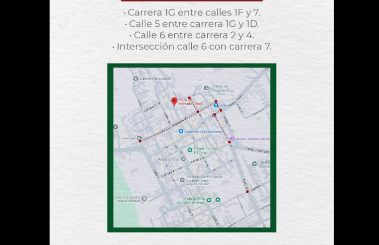 Anuncian |cierres viales| por trabajos de mejoramiento entre el 15 y el 19 de diciembre en el municipio de |Tenjo|