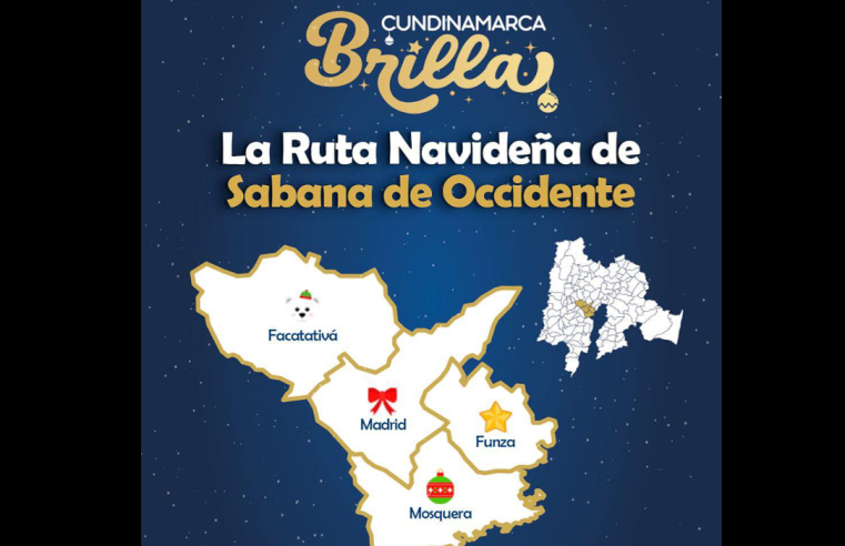 La |ruta navideña| de |Sabana Occidente| ilumina |Cundinamarca| en diciembre