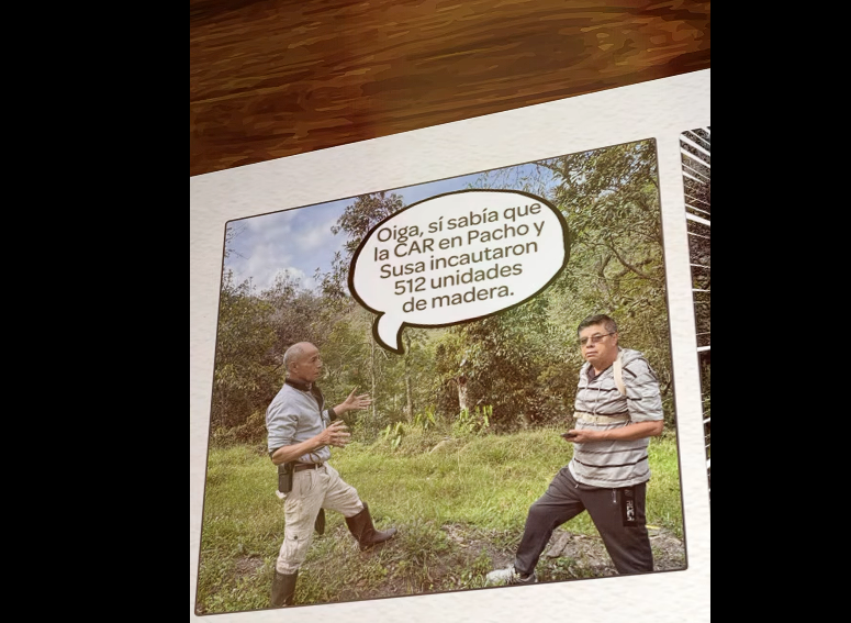 Autoridades |incautan| más de 500 unidades de madera por tala ilegal en |Pacho| y |Susa| + Video