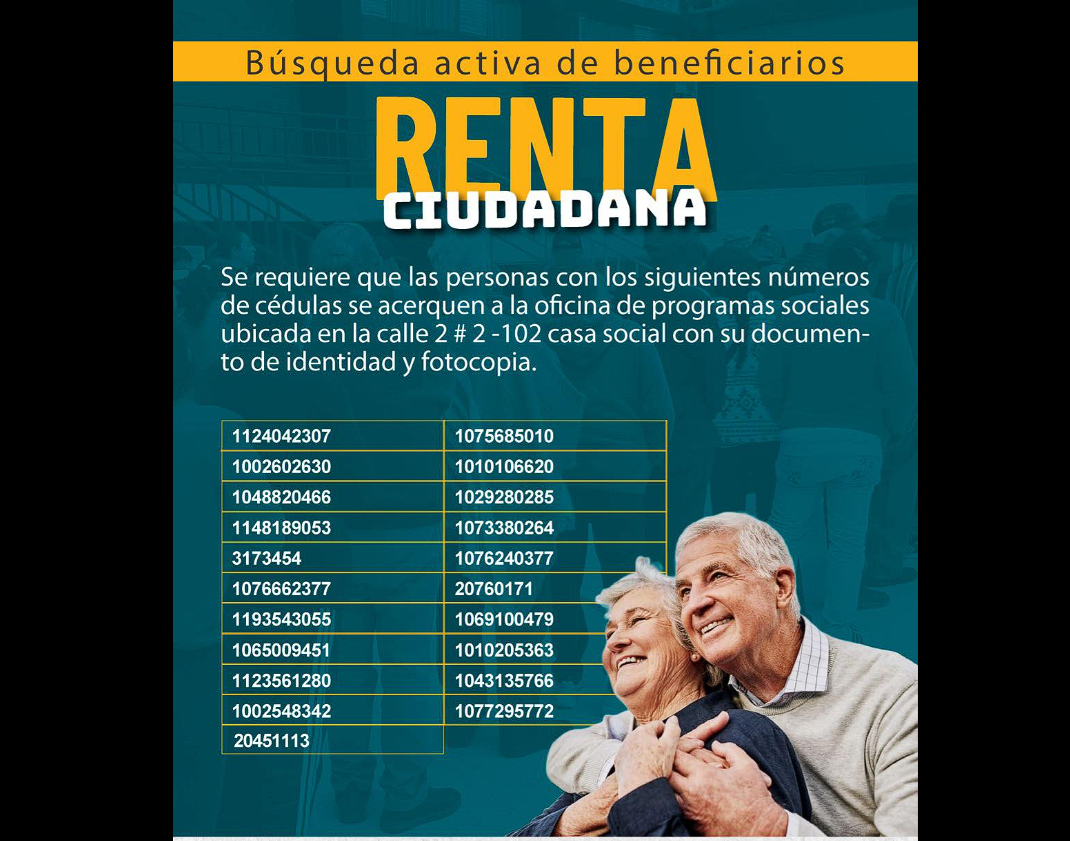Administración Municipal de |Nemocón| adelanta búsqueda activa de beneficiarios