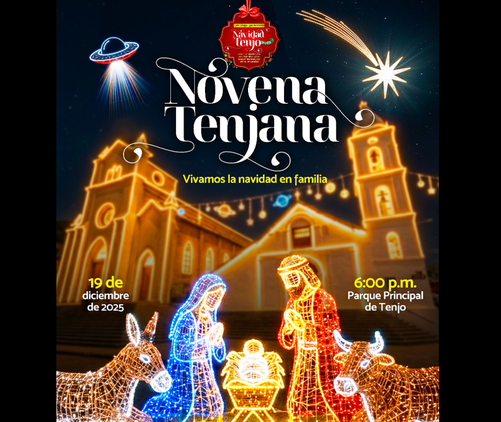 |Tenjo| celebra la tradición de la |novena navideña| en comunidad