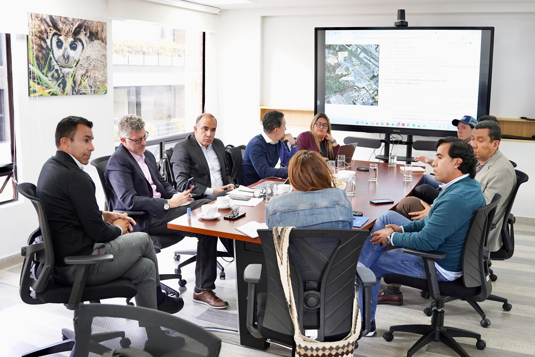 Mesa de trabajo fortalece la coordinación para |obras viales| y redes de |acueducto| en |Cundinamarca|