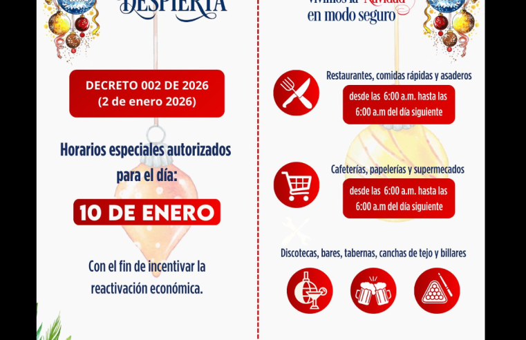|Tocancipá| amplía el horario comercial para impulsar la |economía local|