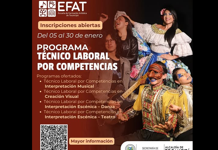 Abiertas las inscripciones al |Programa Técnico Laboral| EFAT en |Tocancipá|