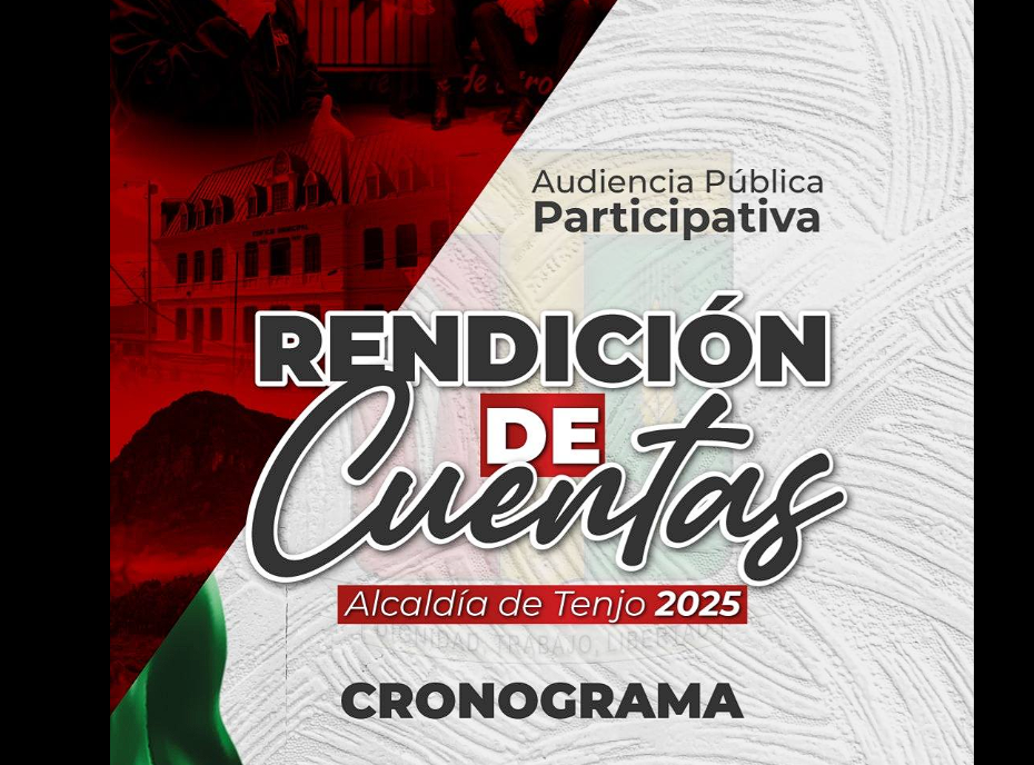 Publican cronograma para la Audiencia Pública Participativa de |Rendición de Cuentas| 2025