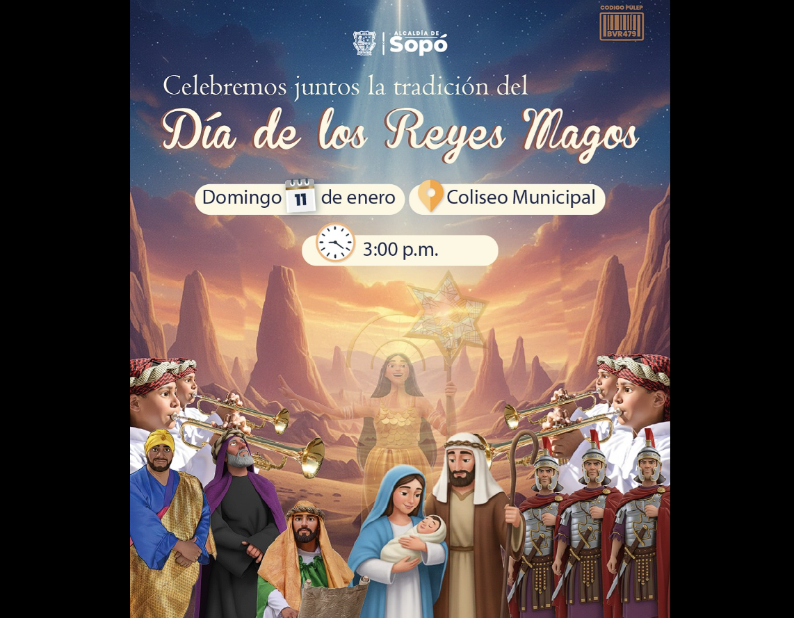 |Sopó| celebrará el Día de los |Reyes Magos| con una jornada cultural y familiar