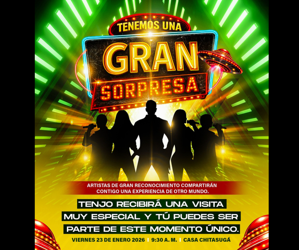 |Tenjo| se prepara para una visita artística especial