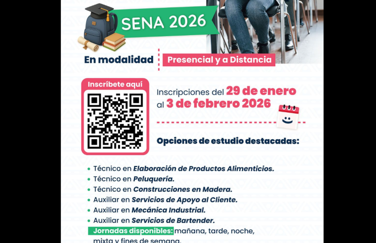 |Sopó| impulsa el acceso a la |educación técnica| en alianza con el |SENA|