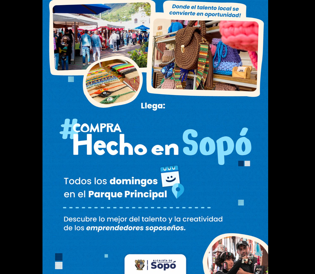 Compra Hecho en |Sopó| impulsa el talento y la |creatividad local|