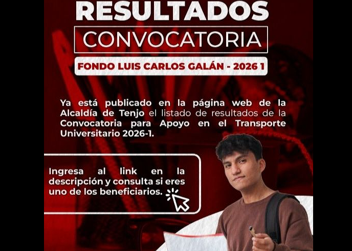 Publicados los resultados de una nueva convocatoria del |Fondo Luis Carlos Galán| en |Tenjo|