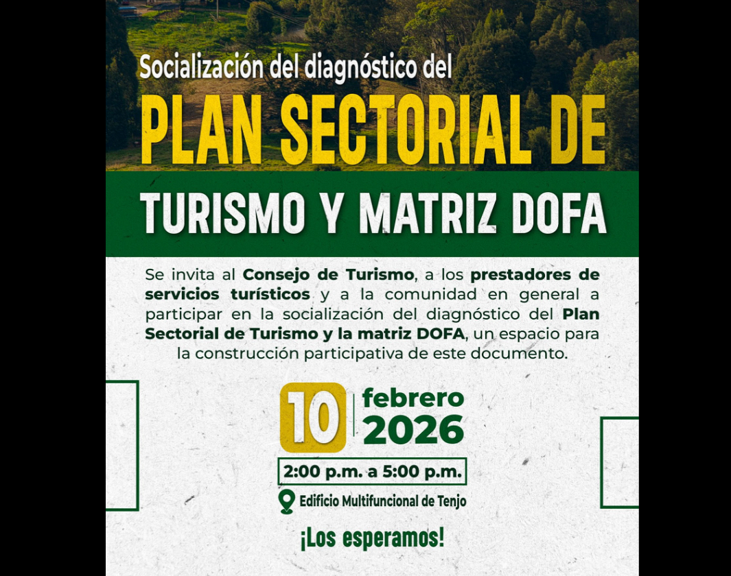 |Tenjo| impulsa la construcción participativa del Plan Sectorial de |Turismo|