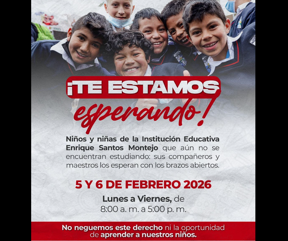 Campaña “Vamos a Estudiar” invita al regreso a clases en el municipio de |Tenjo|