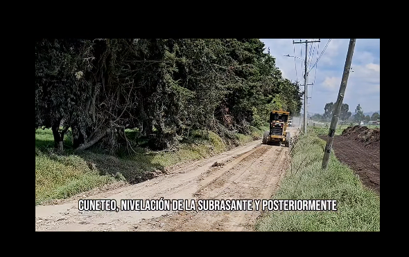 Avanzan acciones de mantenimiento y |mejoramiento vial| en el municipio de |Tenjo| + Video