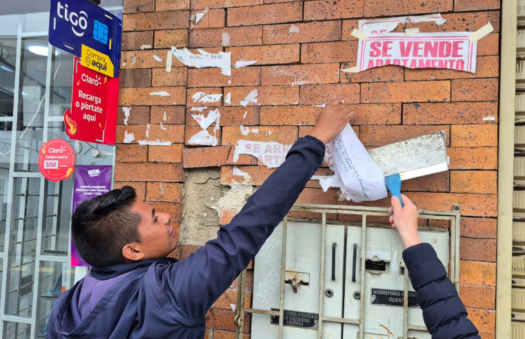 |Tocancipá| avanza en jornada de |descontaminación visual| urbana