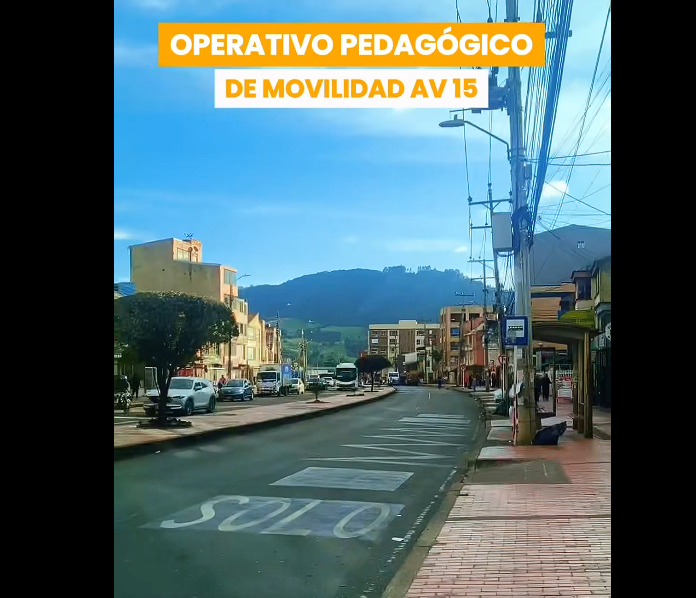 Promotores de |Seguridad Vial| fortalecen el orden y la movilidad en la |Carrera 15| + Video