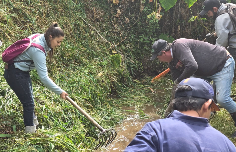 |Jornada ambiental| para la protección de la quebrada |Padre Otero| en |Cogua|