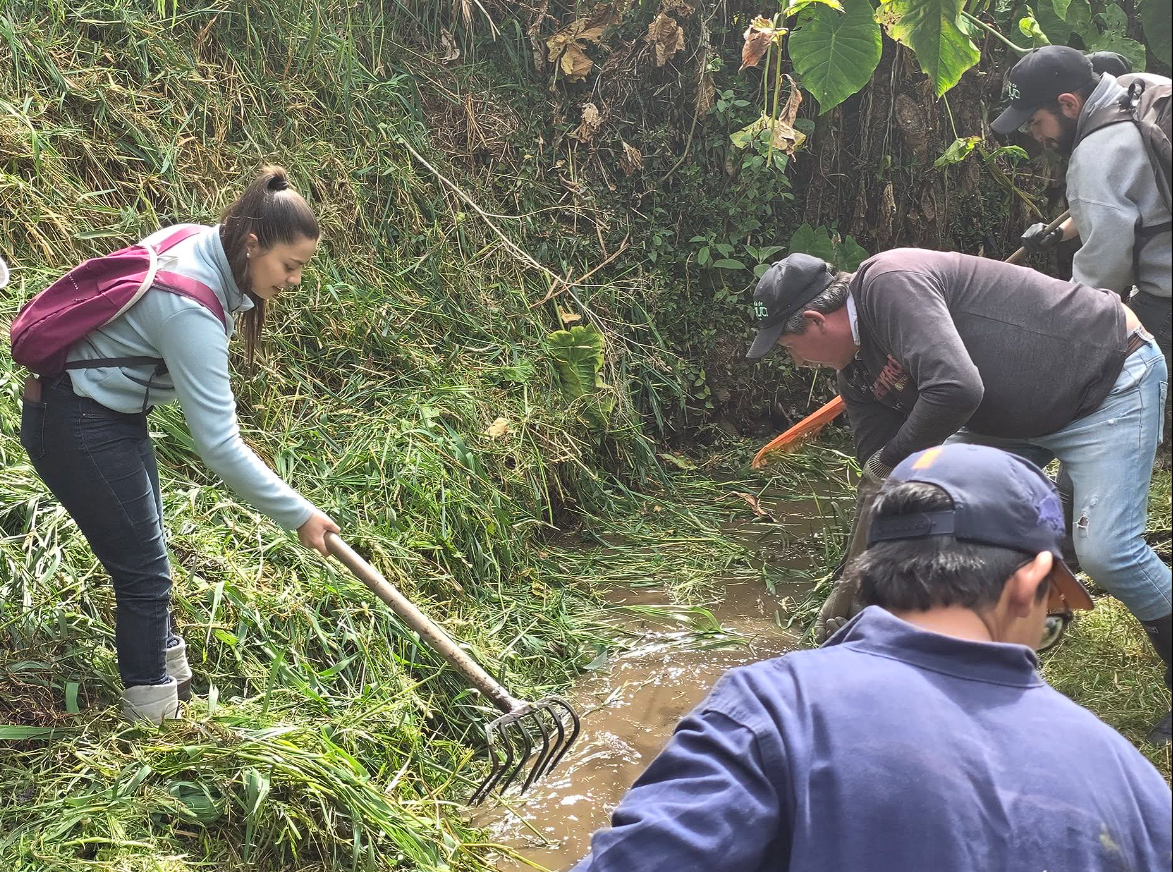 |Jornada ambiental| para la protección de la quebrada |Padre Otero| en |Cogua|