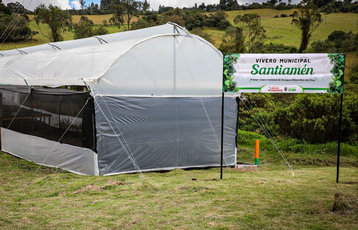 |Santiamén|, nuevo vivero forestal fortalece la |conservación ambiental| en |Chía|