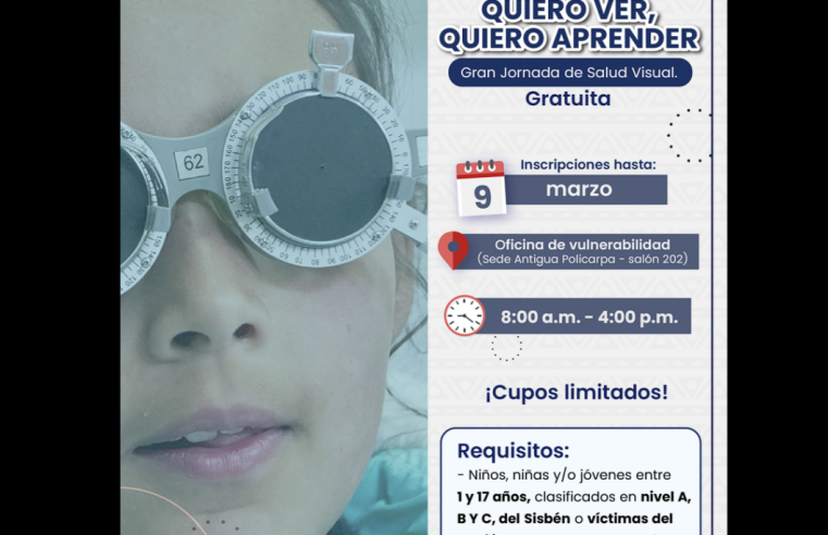|Sopó| abre inscripciones para |jornada visual| dirigida a niños y adolescentes