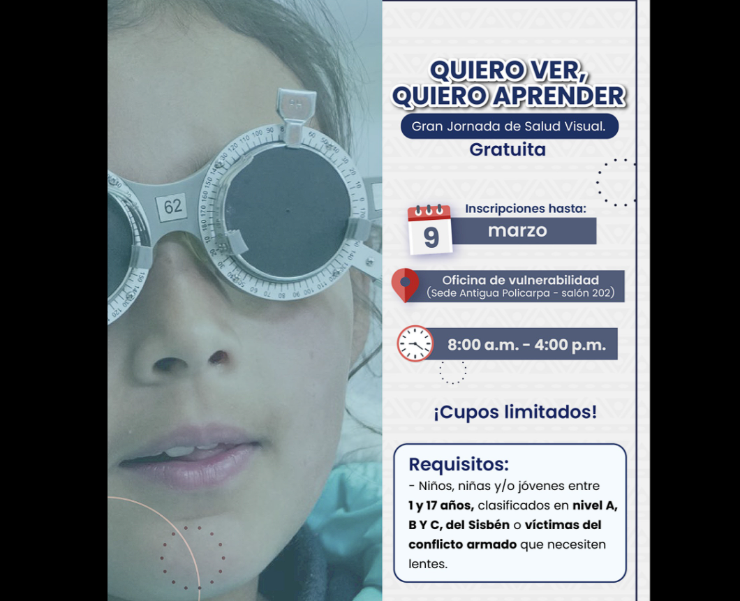 |Sopó| abre inscripciones para |jornada visual| dirigida a niños y adolescentes
