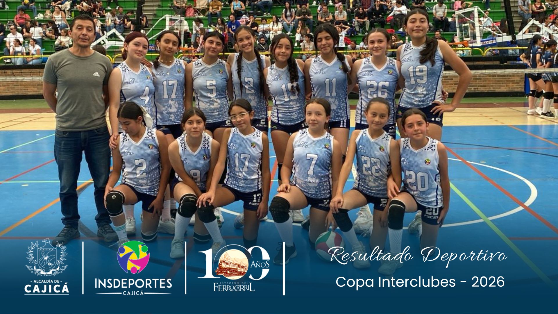 |Voleibolistas| Sub-13 de |Cajicá| obtienen séptimo lugar en la |Copa Interclubes| 2026