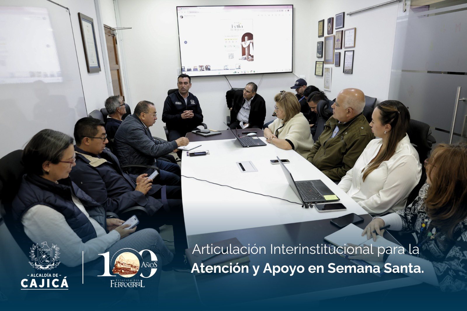 |Cajicá| articula acciones con parroquias para la celebración de la |Semana Santa|