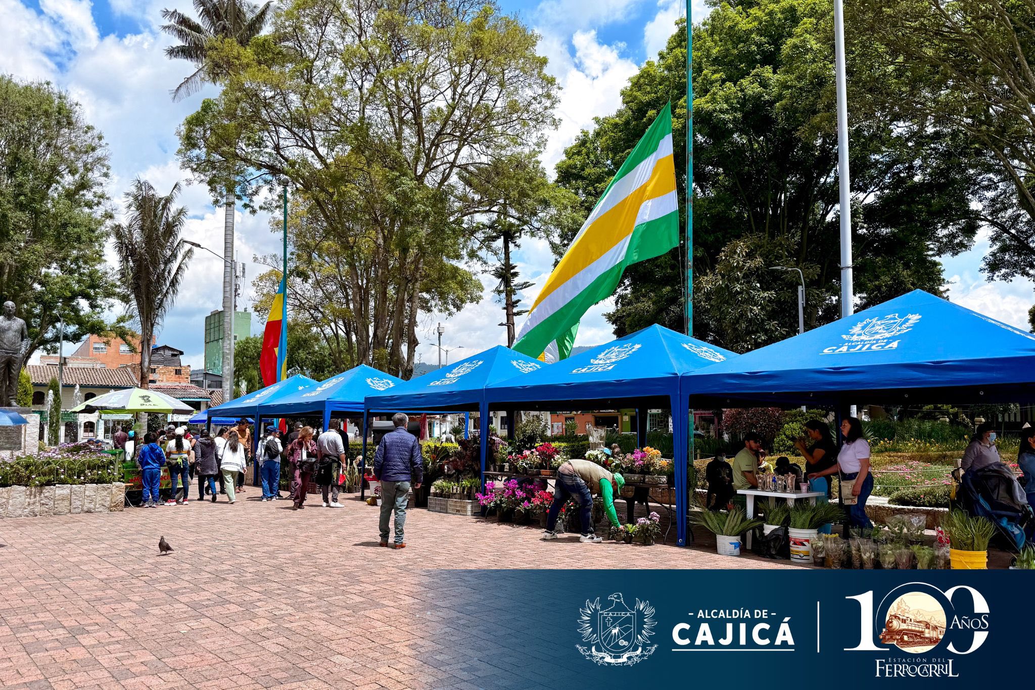 |Cajicá| da apertura a la |Semana Santa| con |feria artesanal| y de ramos