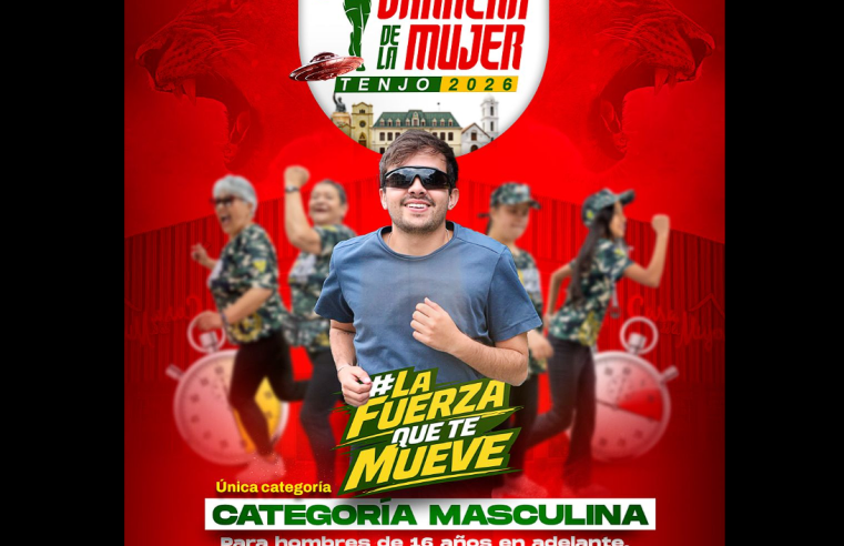 |Carrera de la Mujer| |Tenjo| 2026 abre categoría masculina y amplía su participación