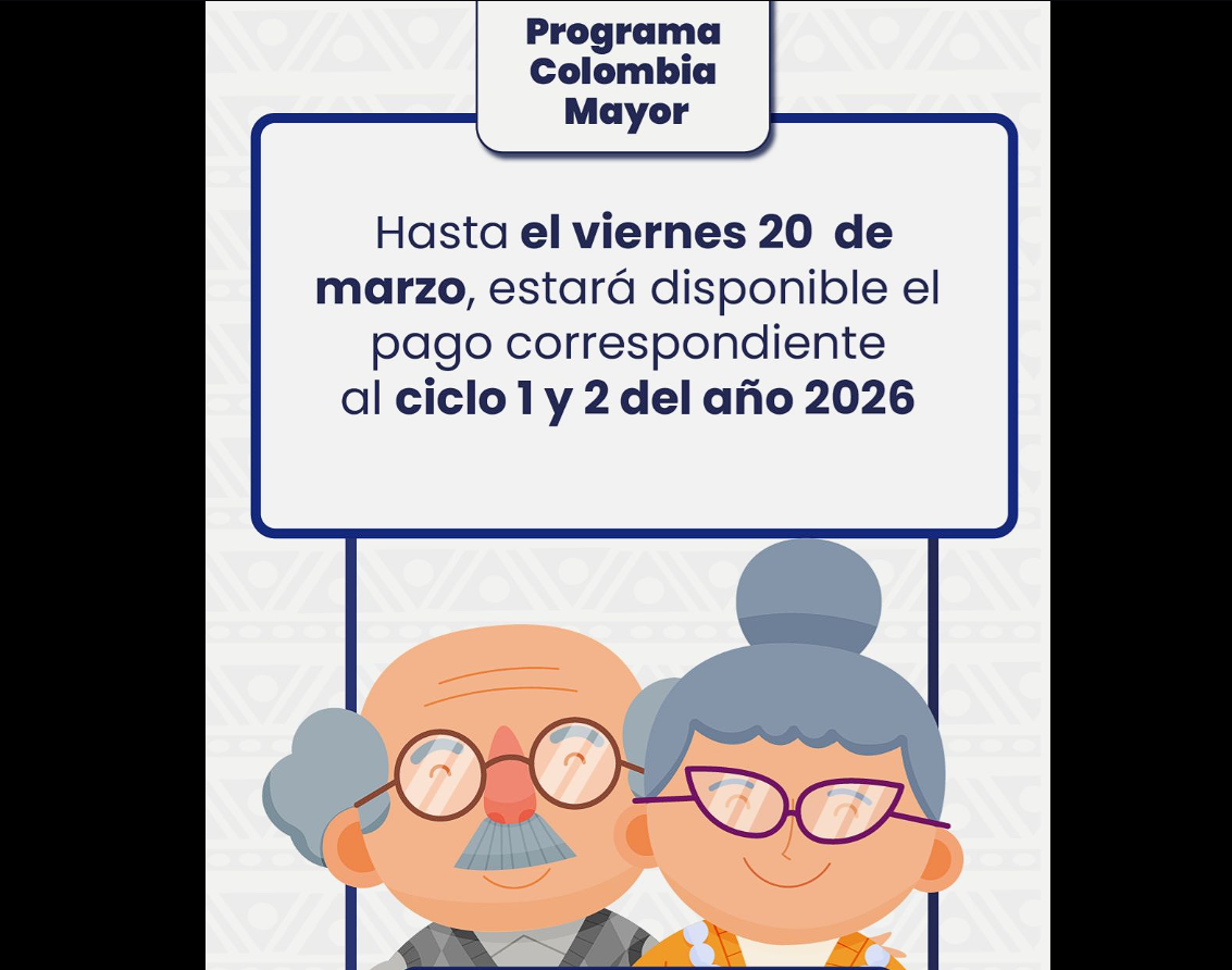 Inician pagos del |programa Colombia Mayor| en |Sopó|