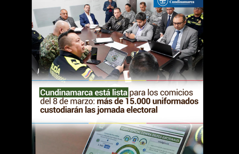 Activan |plan de seguridad| para garantizar la |jornada electoral| en el departamento