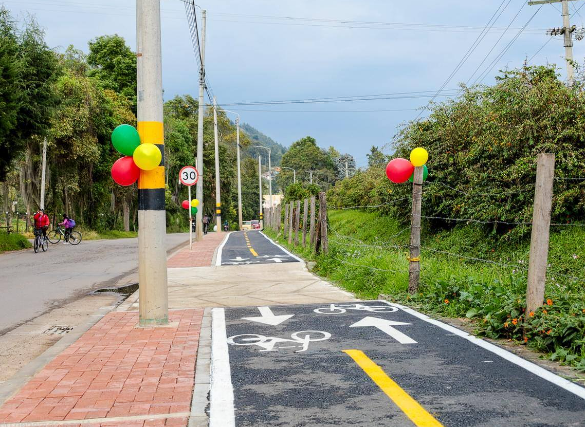 |Tenjo| reabre ciclorruta que conecta el casco urbano con el |Centro Cultural|