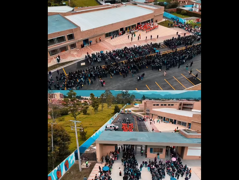 Más de 1.100 estudiantes inician clases en la nueva sede de la I.E.O. San |Josemaría Escrivá| de Balaguer en |Chía| + Video