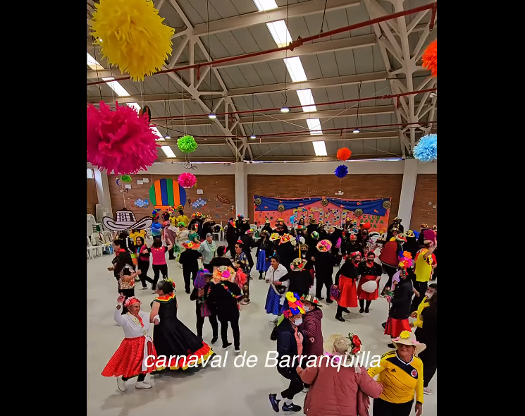 |Adultos mayores| de |Zipaquirá| celebraron con alegría el cierre al ritmo del |Carnaval de Barranquilla| + Video
