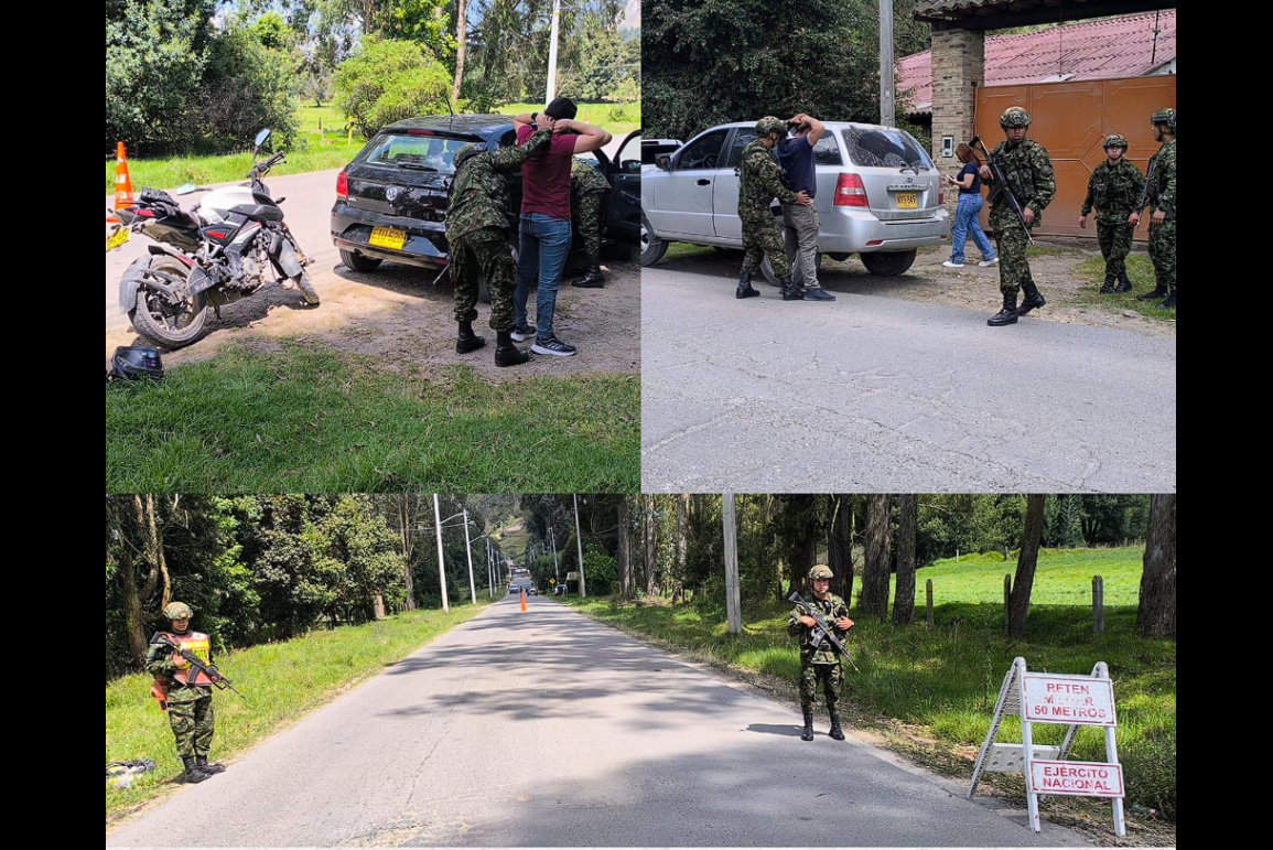 |Nemocón| refuerza la seguridad con |retén de control| en la entrada del municipio