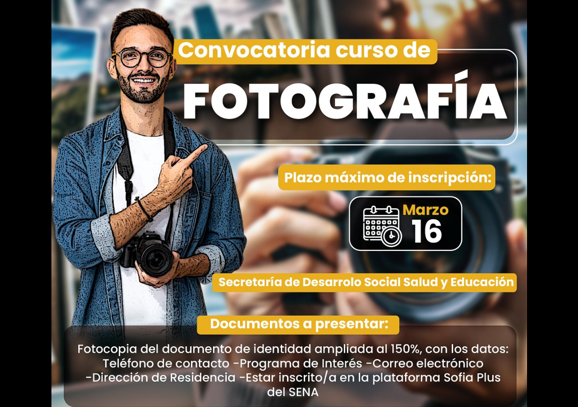 |Tabio| promueve espacios de formación para fortalecer habilidades en |fotografía|