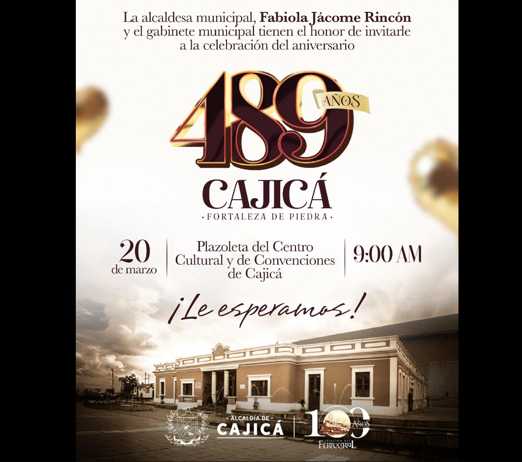 |Cajicá| celebrará sus 489 años con desfile y actos protocolarios
