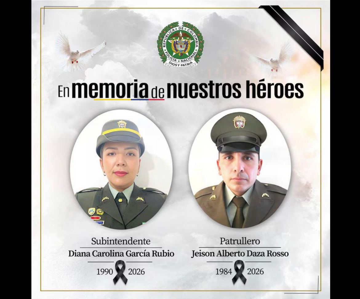 Dos |policías| fueron |asesinados| en la vía |Girardot|–|Guataquí| durante operativo de control