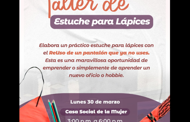 |Cogua| promueve el |reciclaje creativo| con taller de |confección de estuches|