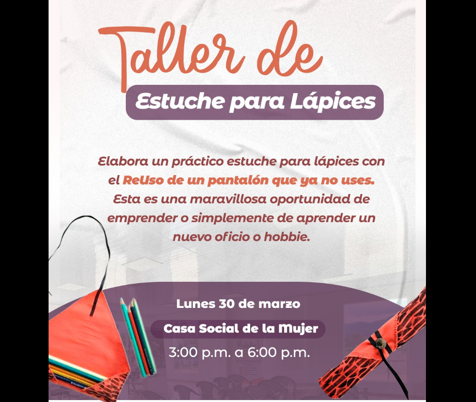 |Cogua| promueve el |reciclaje creativo| con taller de |confección de estuches|