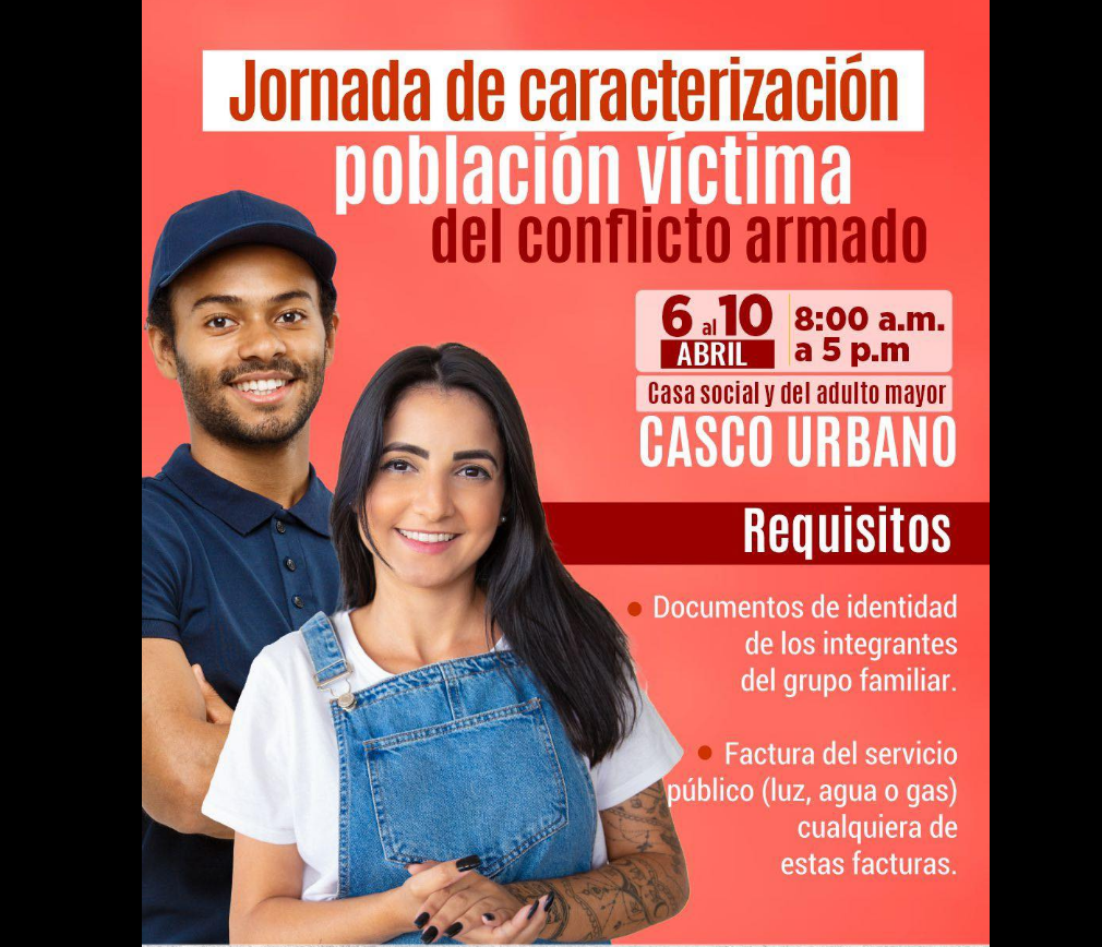 |Nemocón| convoca |jornada de caracterización| para población |víctima del conflicto armado|