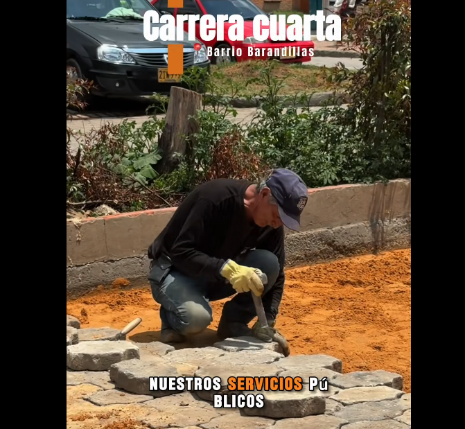 Intervienen punto crítico de |movilidad| en el |barrio Barandillas| en |Zipaquirá| + Video