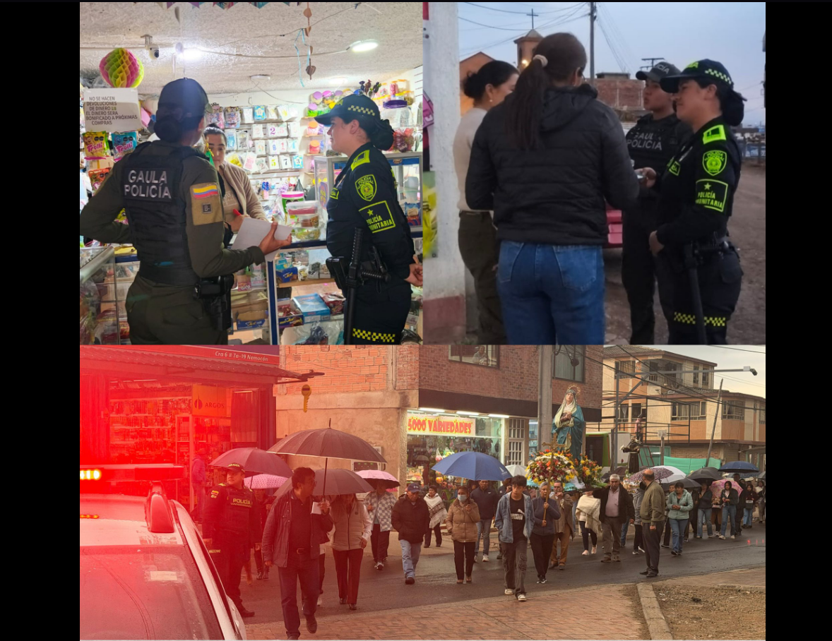 Autoridades refuerzan estrategias de |seguridad| en |Nemocón con apoyo de la |Policía| y el |GAULA|