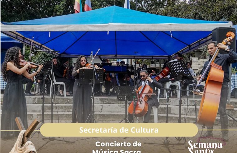 |Sopó| vivió un |Viernes Santo| de música sacra y reflexión en el |Parque Principal|