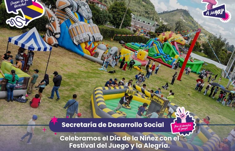 |Sopó| celebró el |Festival del Juego| y la Alegría durante el |Mes de la Niñez|