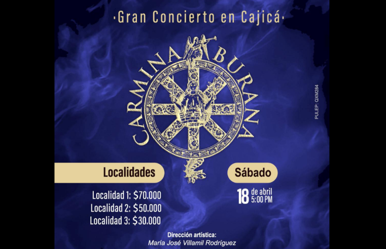 |Cajicá| recibe por primera vez la imponente obra |Carmina Burana|