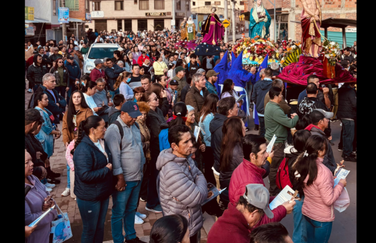 |Nemocón| vive el |Viacrucis| con fe, tradición y masiva participación