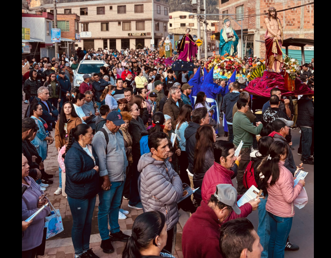 |Nemocón| vive el |Viacrucis| con fe, tradición y masiva participación