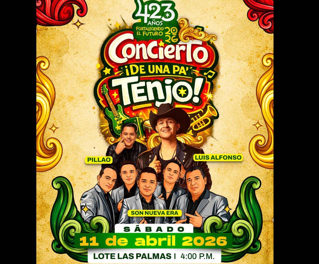 |Tenjo| celebrará sus |423 años| con |concierto musical| para toda la comunidad